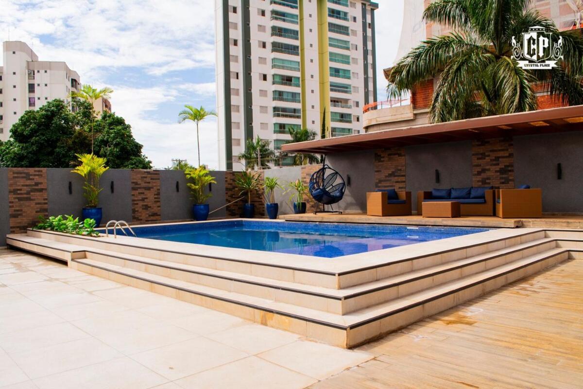 Elegancia & Conforto Flat Mobiliado Goiânia Eksteriør billede